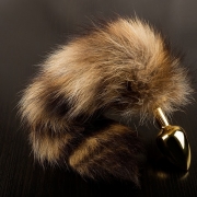 Анальные игрушки золотистый