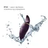 Вибратор 2в1 с язычком Zalo — Hero Twilight Purple, кристалл Swarovski photo 4
