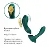 Смарт-вибратор в трусики Zalo - AYA Turquoise Green, насадка и пульт ДУ photo 4