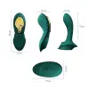 Смарт-вибратор в трусики Zalo - AYA Turquoise Green, насадка и пульт ДУ photo 3