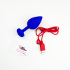 Большая анальная пробка с вибрацией Gplug Ocean Blue  photo 3