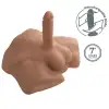 Полуторс с фаллоимитатором на присоске SilexD Apollo S Male Torso Caramel photo 5