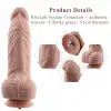 Гибкий фаллоимитатор для секс-машин Hismith 9.25″ Silicone Dildo, система KlicLok photo 2