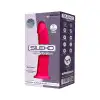 Фаллоимитатор с вибрацией SilexD Henry Vibro Pink (MODEL 2 size 7in), двухслойный, диаметр 4,4 см photo 3