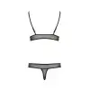 Комплект белья ERZA SET black S/M - Passion: лиф и трусики photo 4