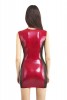 Латексное платье с прозрачными вставками по бокам Latex Dress With Transparent Sides photo 2
