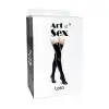 Сексуальные виниловые чулки Art of Sex - Lora, размер M, цвет черный photo 5
