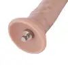 Реалистичный фаллоимитатор для секс-машин Hismith 7.5″ Flexible Silicone Dildo, система KlicLok photo 7