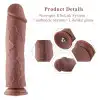Силиконовый фаллоимитатор для секс-машин Hismith 11″ Silicone Dildo, система KlicLok photo 2