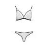 Комплект белья ORIHIME SET white L/XL - Passion: стрэпы: лиф и трусики photo 3