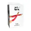 Виниловые миттинки Art of Sex - Lora длинные, размер M, цвет черный photo 4