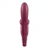 Вибратор-кролик Satisfyer Touch Me Red, двойной отросток, 3 мощных мотора photo 3
