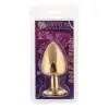 Анальная пробка,Gold Heart Sapphire, L photo 2