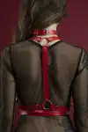 Портупея Feral Feelings - Harness красная photo 2