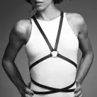 Портупея из экокожи Bijoux Indiscrets Maze – Multi-Way Body Harness Black photo 1