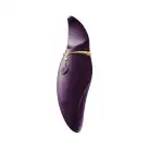 Вибратор 2в1 с язычком Zalo — Hero Twilight Purple, кристалл Swarovski photo 1