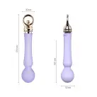 Вибромассажер с подогревом Zalo Sweet Magic - Confidence Wand Fantasy Violet photo 2