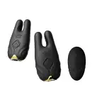 Смарт-вибратор для груди Zalo - Nave Obsidian Black, пульт ДУ, работа через приложение photo 1