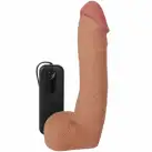 Вибратор CyberSkin Vibrating Cyber Cock with Balls, 18,42х4,3 см photo 4