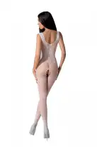 Бодистокинг с крыльями Passion BS098 One Size, white, средняя сетка, открытый доступ photo 2