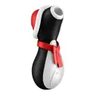 Вакуумный клиторальный стимулятор Satisfyer Penguin Holiday Edition, в шапочке и шарфе photo 1