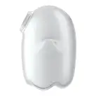 Вакуумный клиторальный стимулятор с вибрацией Satisfyer Glowing Ghost White photo 3