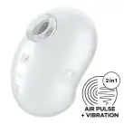 Вакуумный клиторальный стимулятор с вибрацией Satisfyer Cutie Ghost White photo 1