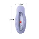 Накладной вибратор Fun Factory LAYA III soft violet, эффект постукивания пальцем photo 2