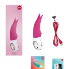 Вибратор для клитора Fun Factory VOLTA blackberry, гибкий двойной кончик photo 7