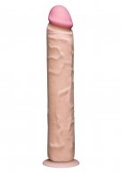 Большой фаллоимитатор Realistic Cock 12'' No Balls Flesh photo 1