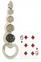 Анальная цепочка BASIC ESSENTIALS BEADED PROBE IN SMOKE photo 4