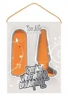 Анальный вибратор FUNKY VIBATING BUTTPLUG ORANGE photo 2
