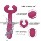 Вибратор для пар Love To Love PLEASE ME - PLUM STAR с тремя моторами, гибкий photo 3