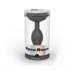 Силиконовая анальная пробка Love To Love OPEN ROSES L SIZE - BLACK ONYX photo 6