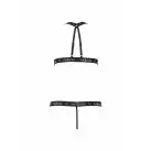 Полупрозрачное боди с вырезами Passion Exclusive Mirajane Body black S/M, черное photo 4