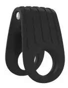 Эрекционное виброкольцо OVO B12 BLACK photo 1