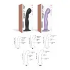 Насадка для страпона Strap-On-Me DILDO PLUG P&G LILAS METALLIC - M photo 5