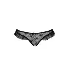 Трусики с оборками DONIA THONG black L/XL - Passion Exclusive photo 3