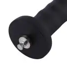 Силиконовый фаллоимитатор для секс-машин Hismith 7.1″ Anal Dildo Black, система KlicLok photo 5