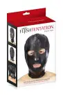 Капюшон для БДСМ с открытыми глазами и ртом Fetish Tentation Open mouth and eyes BDSM hood photo 3