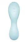 Вакуумный смарт-стимулятор с вибрацией Satisfyer Curvy Trinity 5 (Blue), управление со смартфона photo 6
