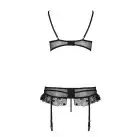 Сексуальный комплект с поясом для чулок LOVELIA SET black XXL/XXXL - Passion photo 6