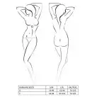 Полупрозрачное боди с вырезами Passion Exclusive Mirajane Body black L/XL, черное photo 5