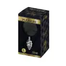 Металлическая анальная пробка Кроличий хвостик Alive Fluffy Twist Plug L Black, диаметр 3,8 см photo 3