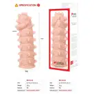 Насадка на член Kokos Extreme Sleeve ES.04 размер M, утолщающая, стимулирующий рельеф photo 3