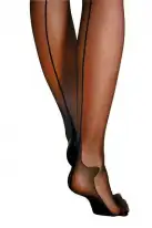 Чулки Anne Dales FLORA T3 Black photo 2