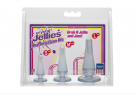 Набор анальных пробок Doc Johnson Crystal Jellies Anal Initiation Kit - Clear photo 2