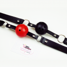 Кляп из эко-кожи с шаром photo 2