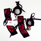 Винтажный БДСМ комплект наручники + поножи  photo 2