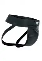 Tom of Finland Leather Jock Strap - трусы мужские photo 1